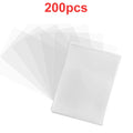 100 Pcs Transparent Playing Card Cover Clear Protector Sleeve Holder For Pokemon Board Game ID Trading Folder Photo Pouch Kit - P's One-Stop Shop 