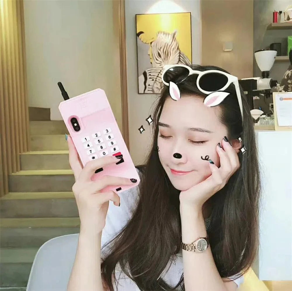3D Cartoon Mobile Phone iPhone Case - P's One-Stop Shop 