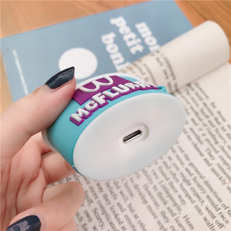 3D Cute Ice Cream Airpods Case - P's One-Stop Shop 