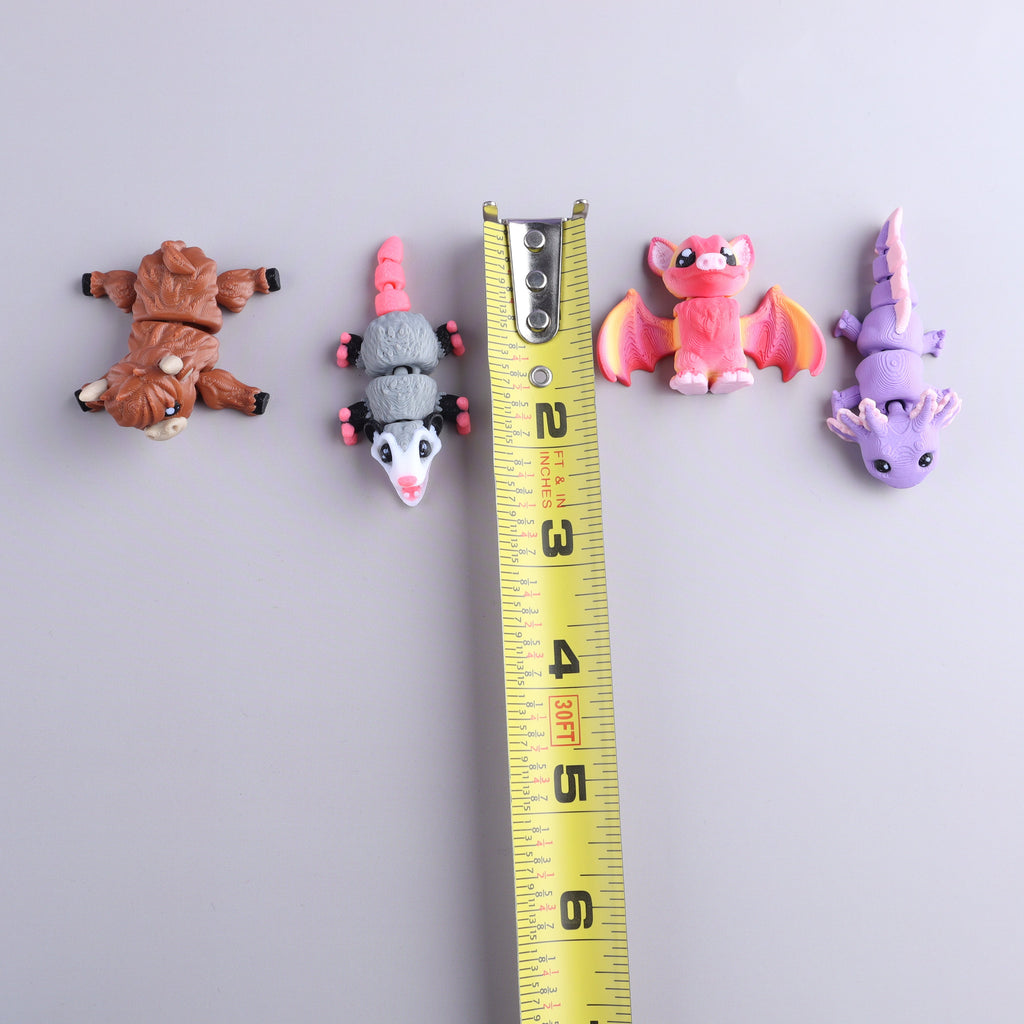 3D Printed Mini Fidget Creature Toy Pack – Sensory Goodie Bag Gift Set - P's One-Stop Shop 