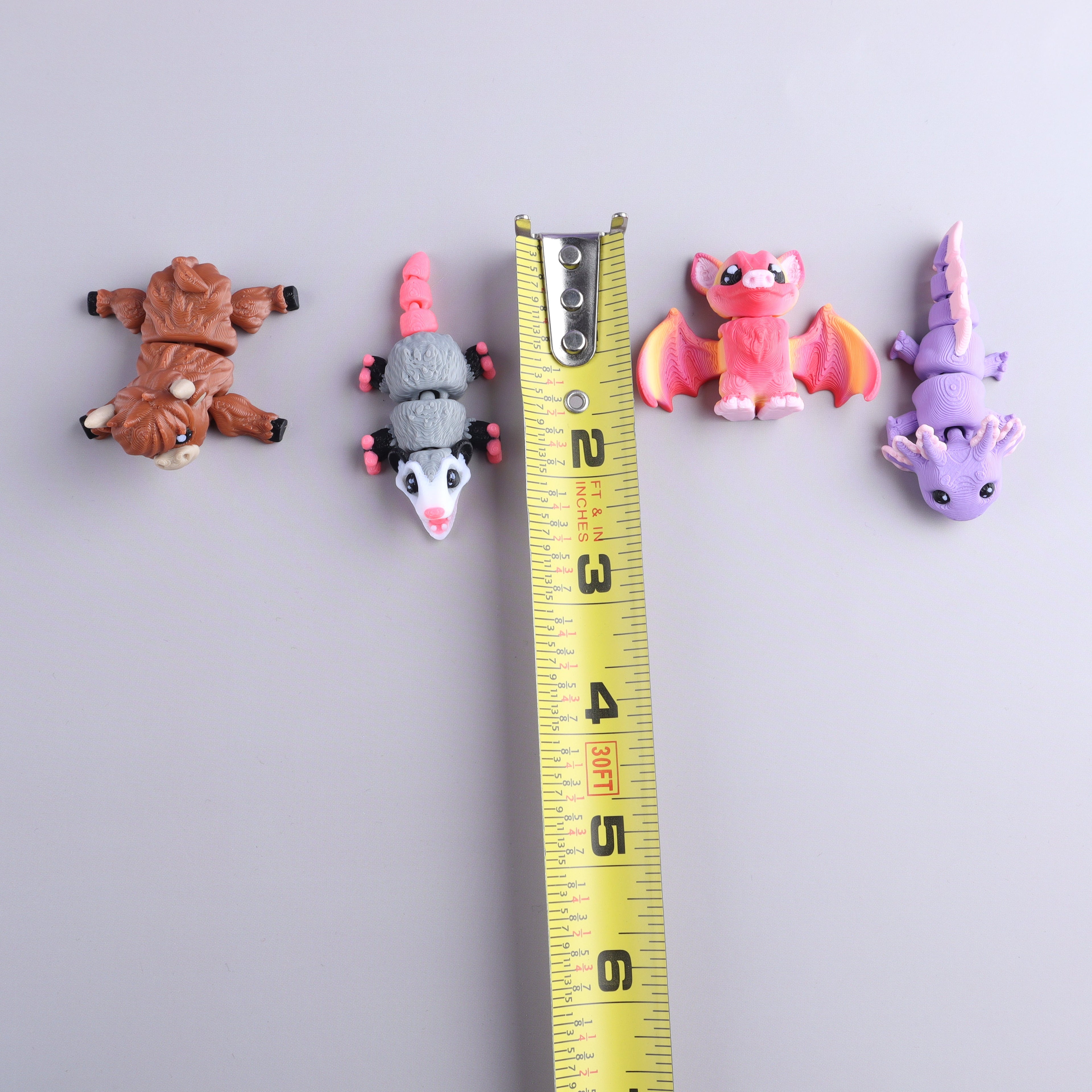 3D Printed Mini Fidget Creature Toy Pack – Sensory Goodie Bag Gift Set - P's One-Stop Shop 