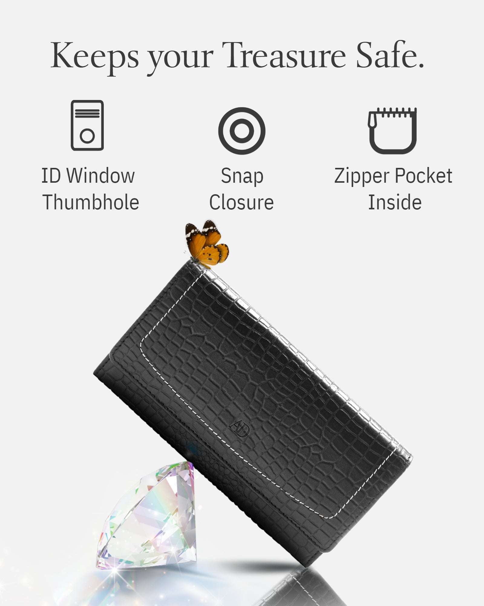 Accordion Clutch Wallet - P's One-Stop Shop 