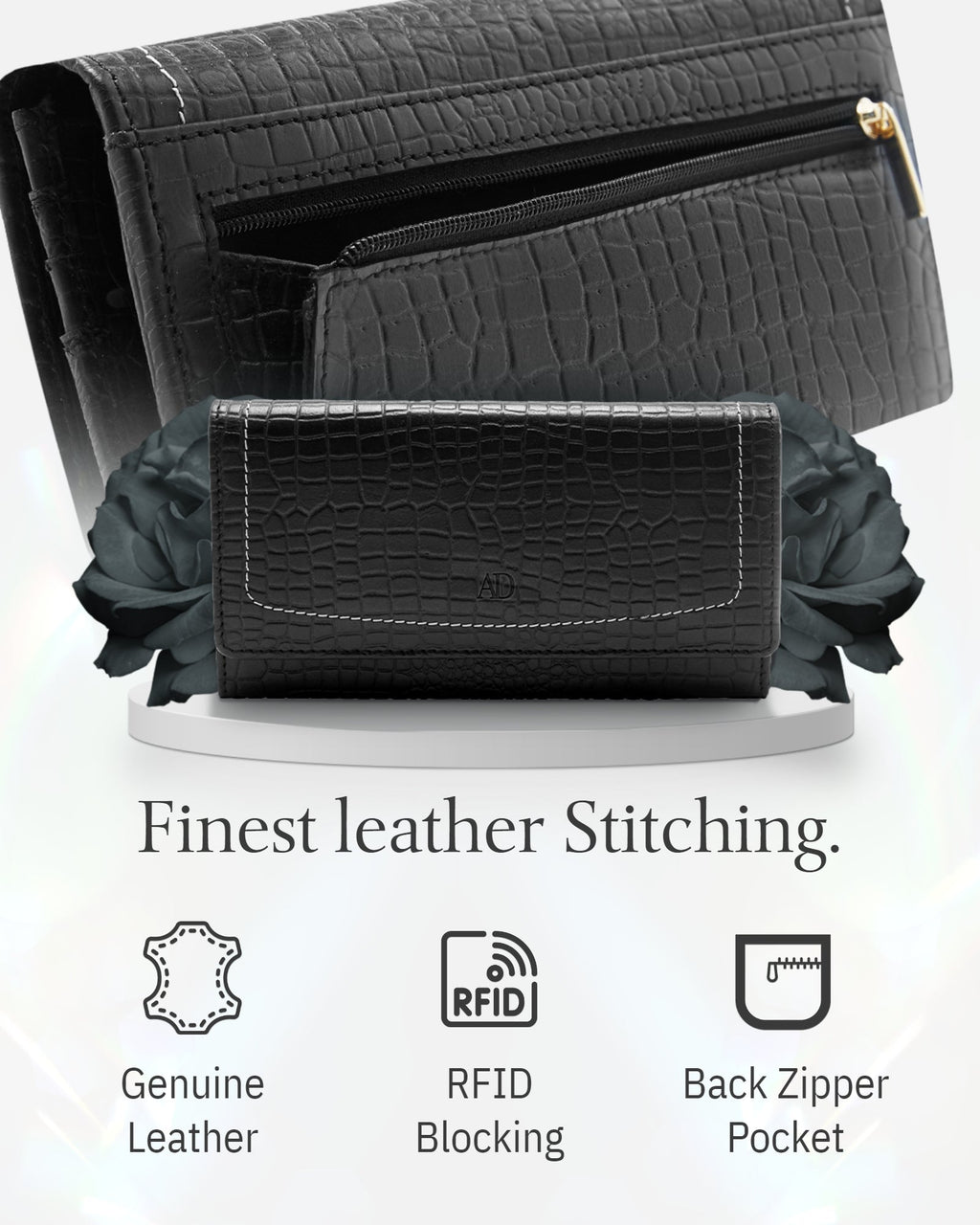 Accordion Clutch Wallet - P's One-Stop Shop 