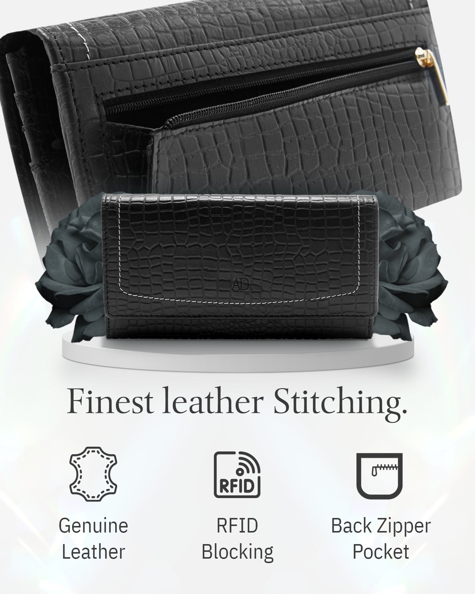 Accordion Clutch Wallet - P's One-Stop Shop 