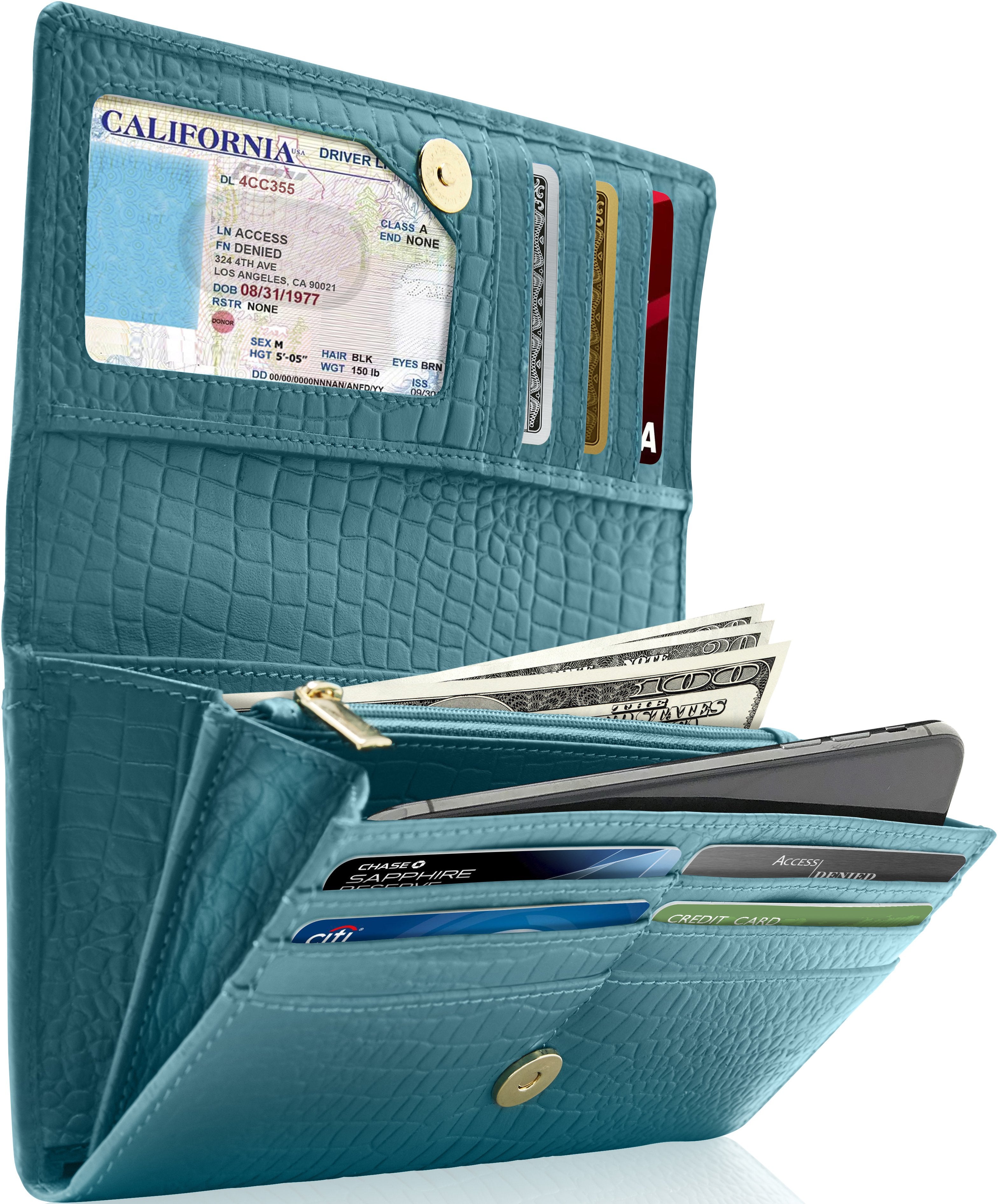 Accordion Clutch Wallet - P's One-Stop Shop 