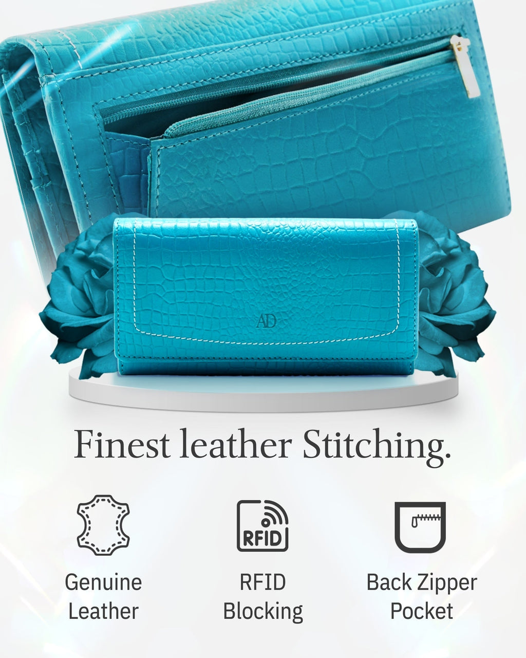 Accordion Clutch Wallet - P's One-Stop Shop 