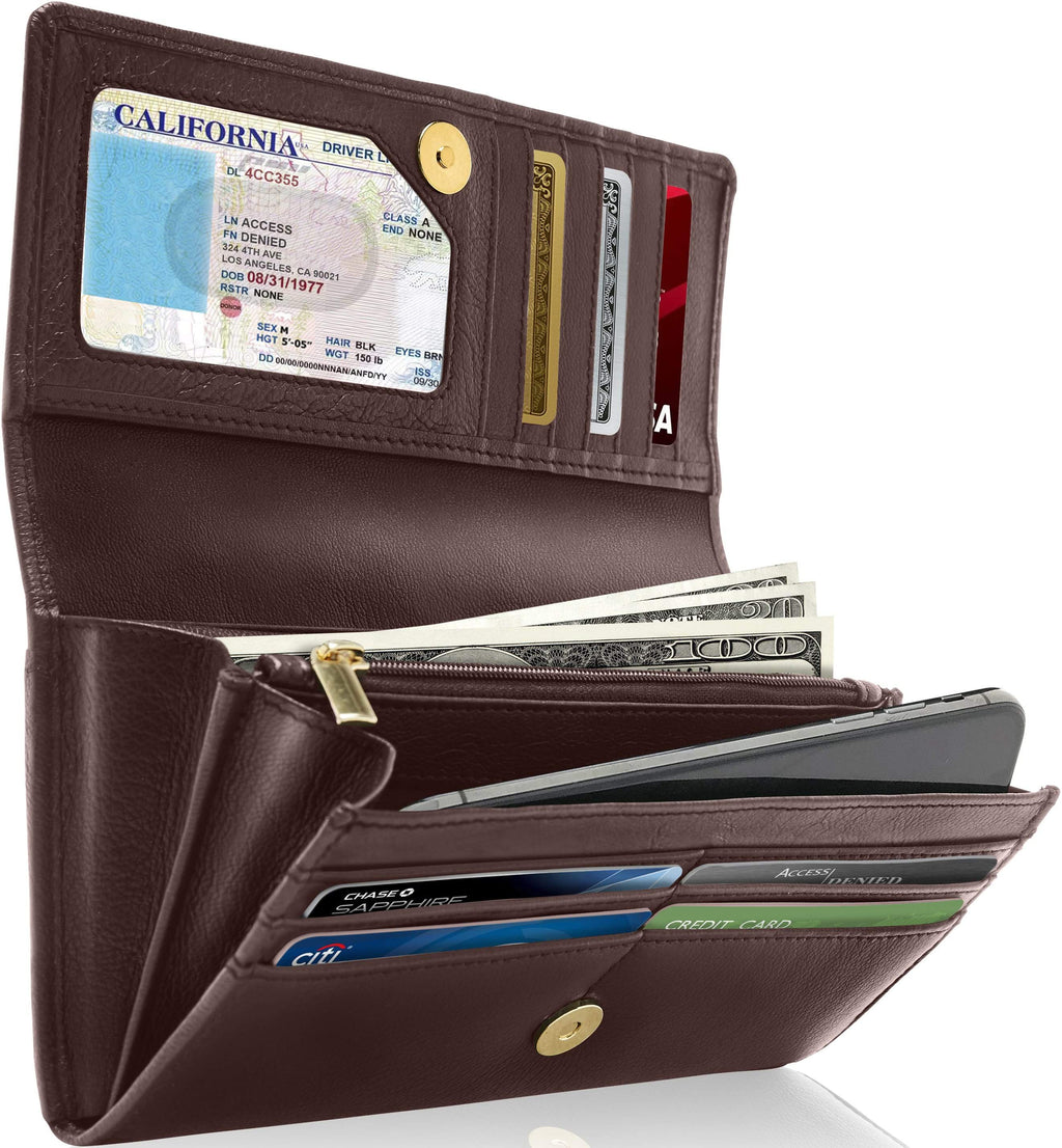 Accordion Clutch With Removable Checkbook Holder - P's One-Stop Shop 