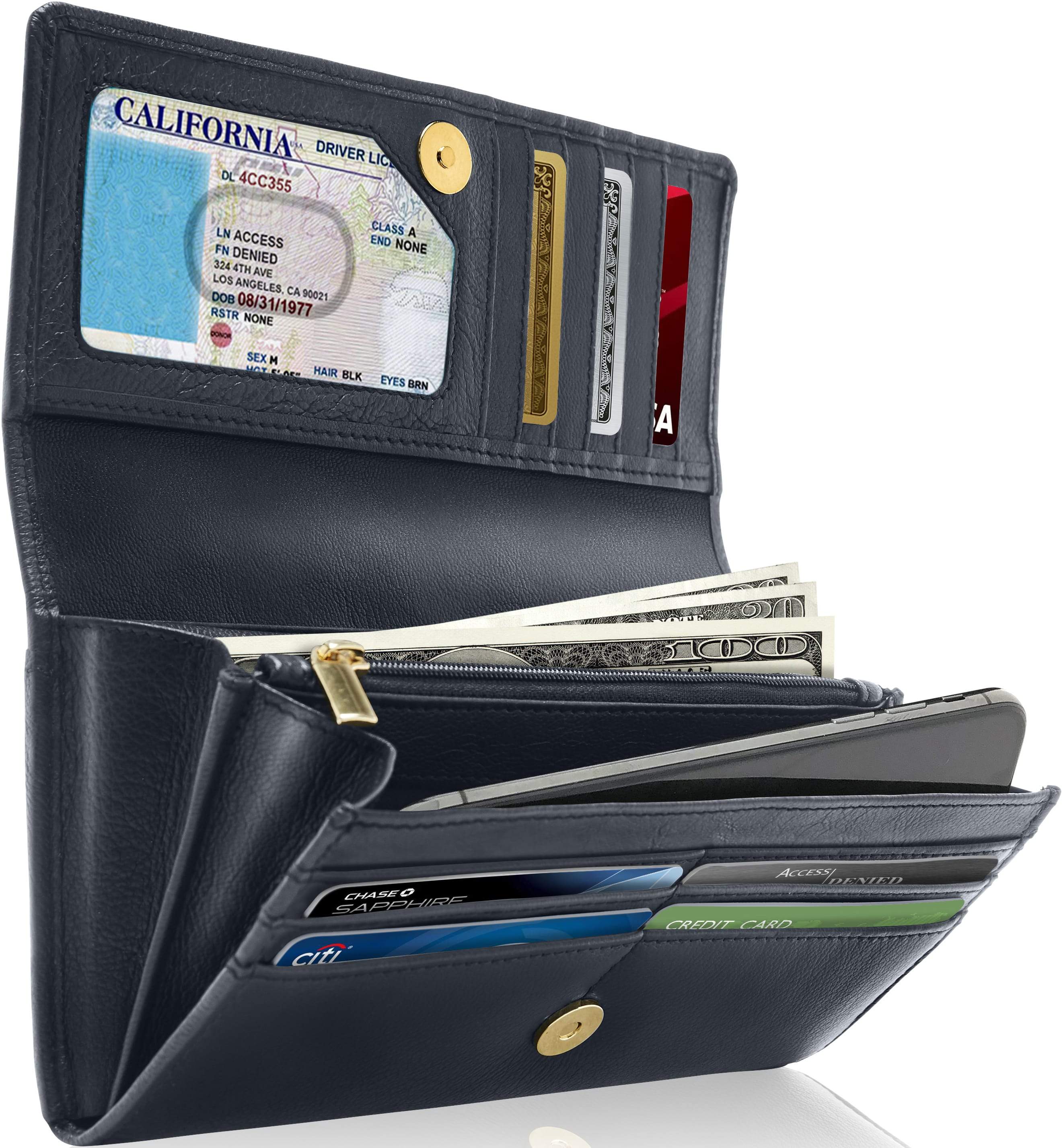 Accordion Clutch With Removable Checkbook Holder - P's One-Stop Shop 