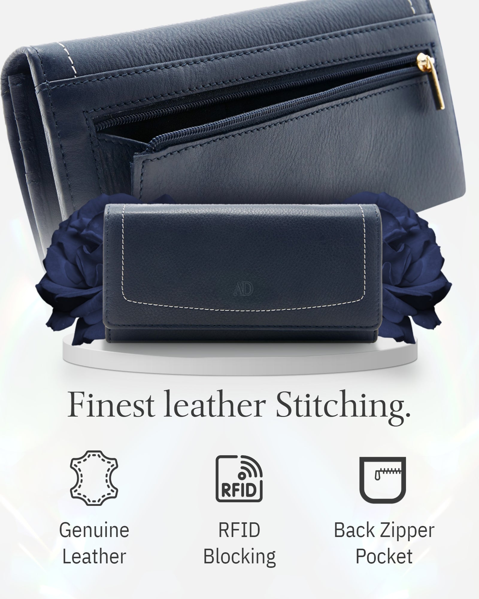 Accordion Clutch With Removable Checkbook Holder - P's One-Stop Shop 