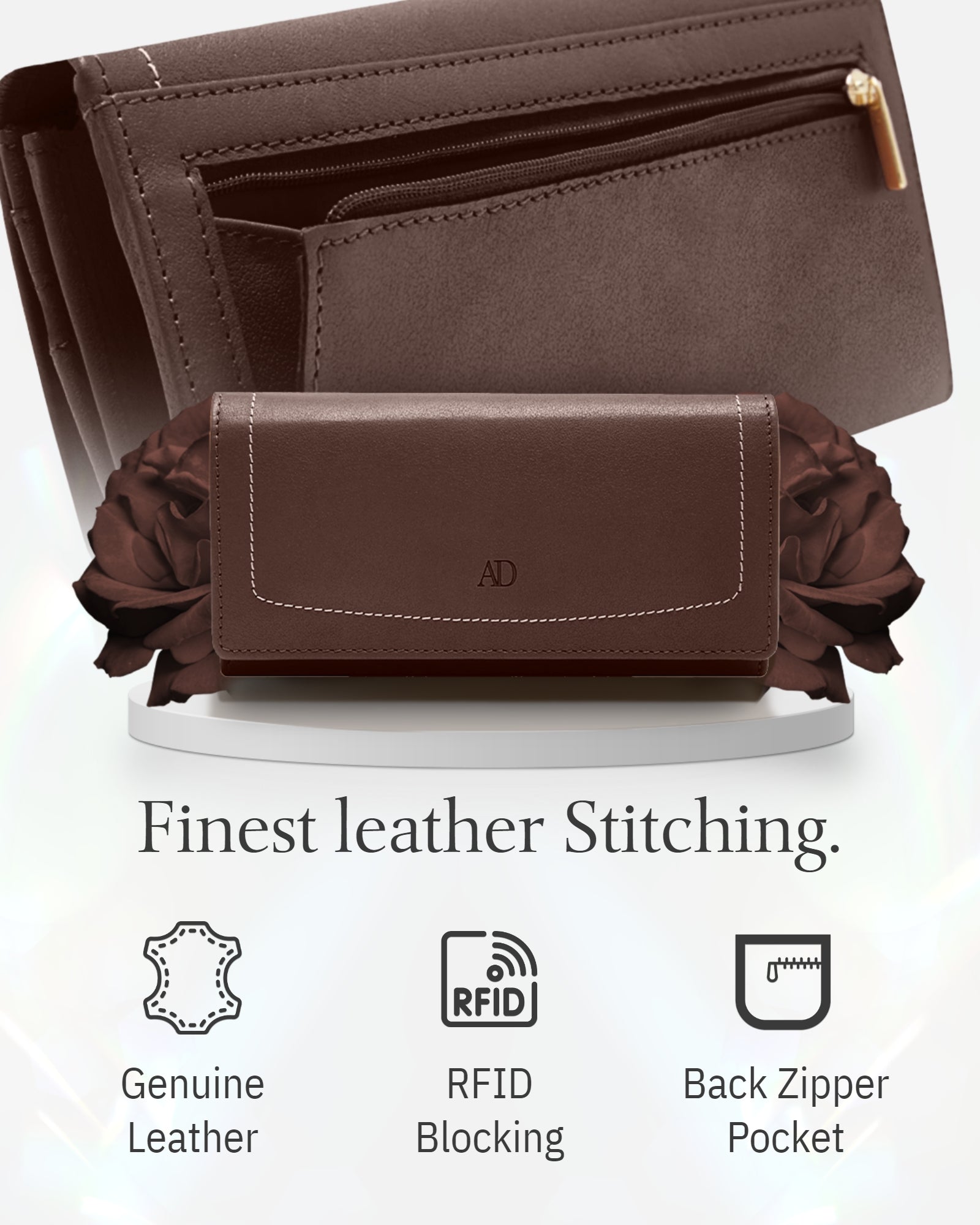 Accordion Clutch With Removable Checkbook Holder - P's One-Stop Shop 