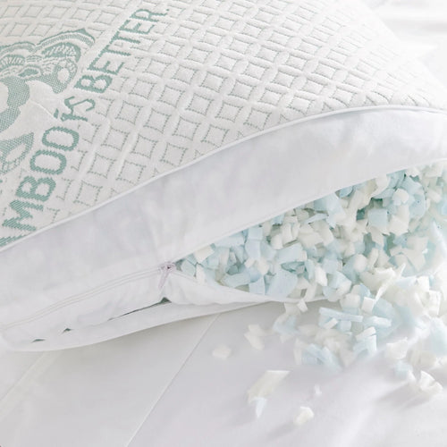 Adjustable Bamboo Cooling Pillow | Bed Pillows - P's One-Stop Shop 
