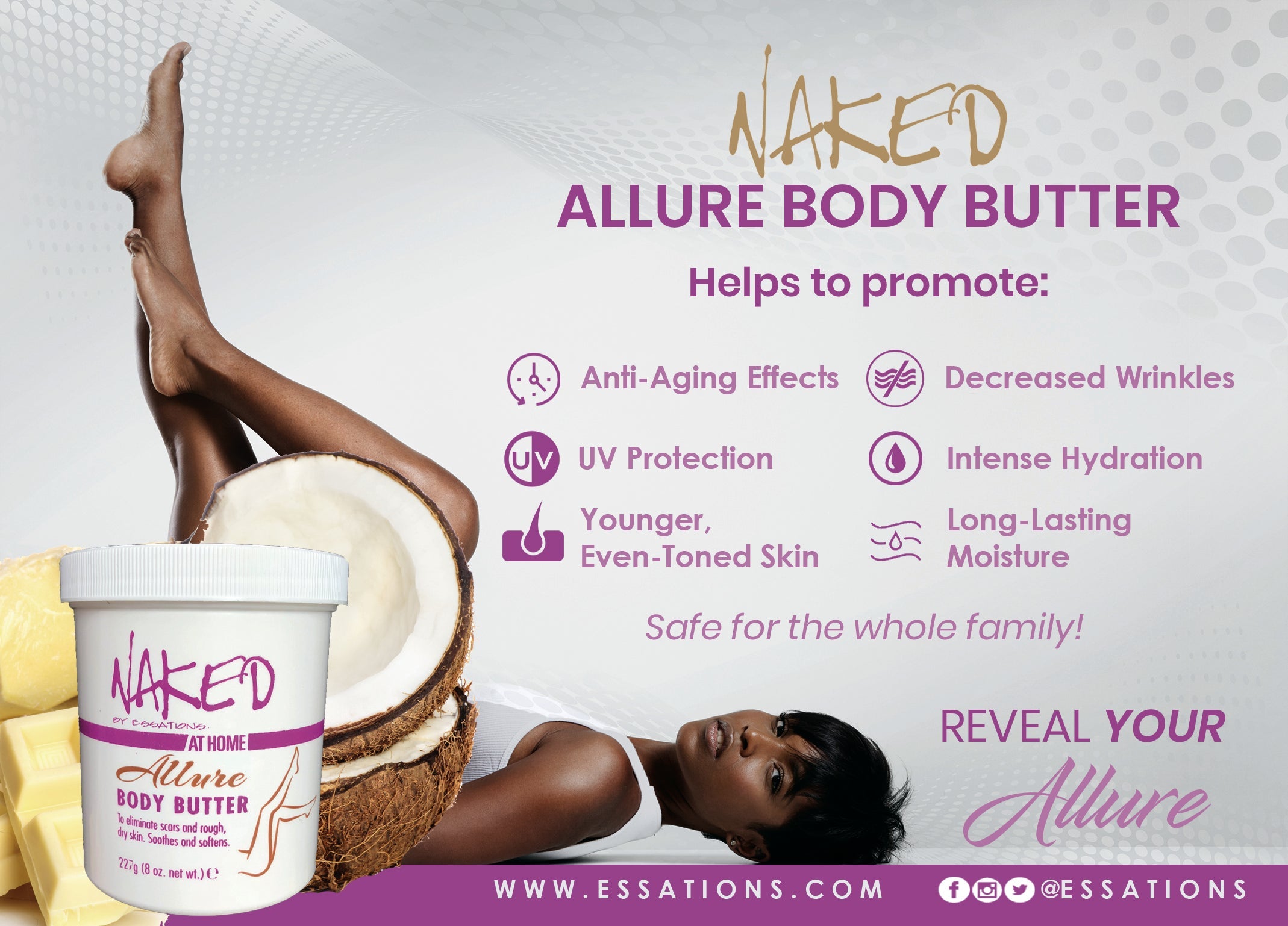 Allure Body Butter - Naked by Essations - P's One-Stop Shop 