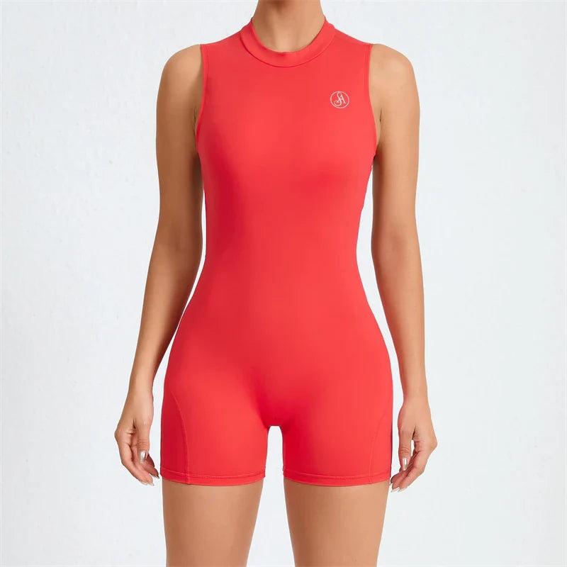Allure Women's Backless Sport Jumpsuit Playsuit - P's One-Stop Shop 