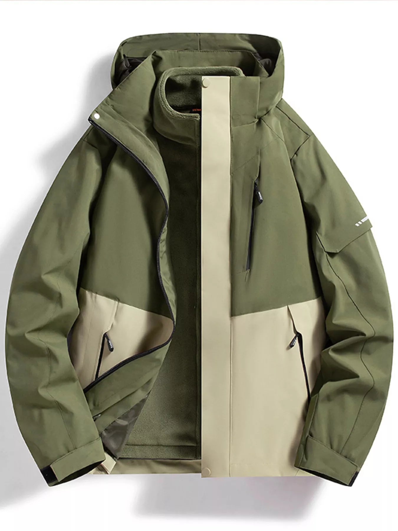 AquaGuard Men's All-Weather Zip Hoodie Plus Sizes - P's One-Stop Shop 