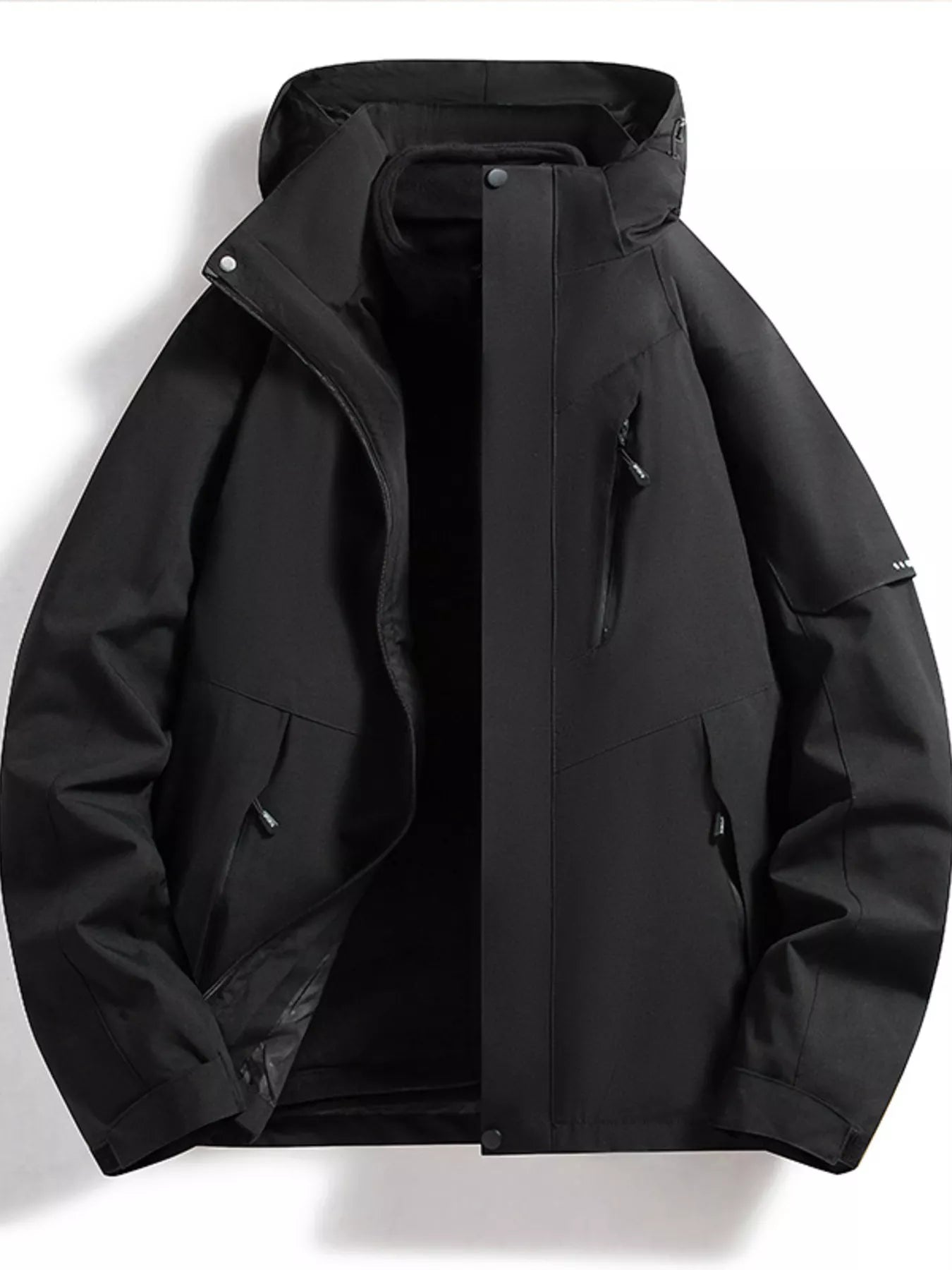 AquaGuard Men's All-Weather Zip Hoodie Plus Sizes - P's One-Stop Shop 