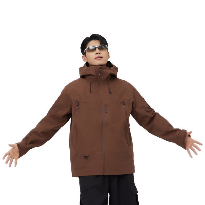 Autumn And Winter Outdoor Keep Warm Waterproof Mountaineering Fishing Camping Couple Jacket - P's One-Stop Shop 