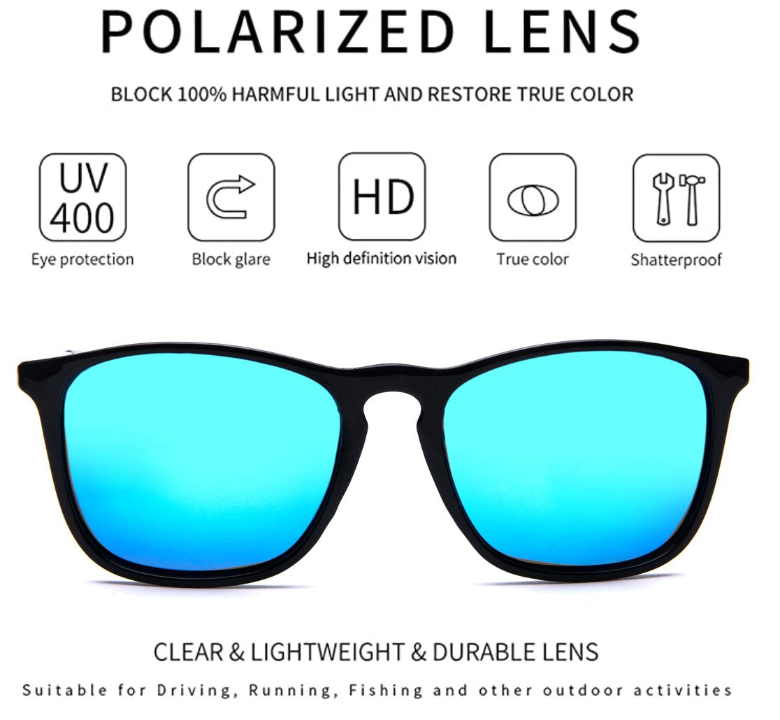 Aviator Round Polarized Sunglasses - P's One-Stop Shop 