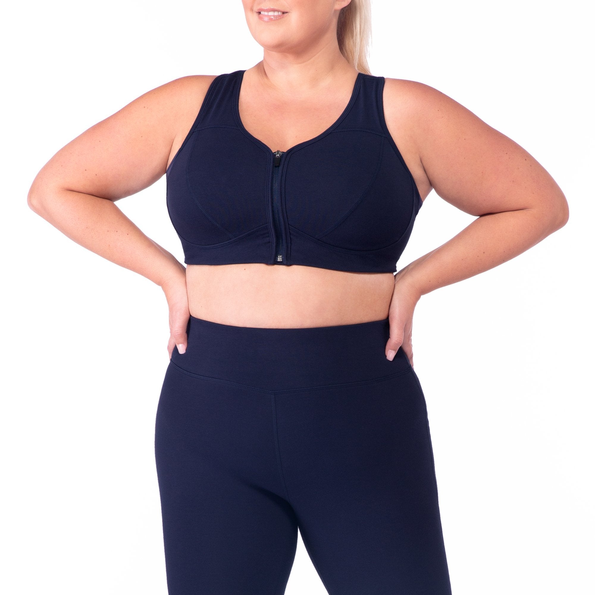 Basic Grace Zip Front Bra - P's One-Stop Shop 