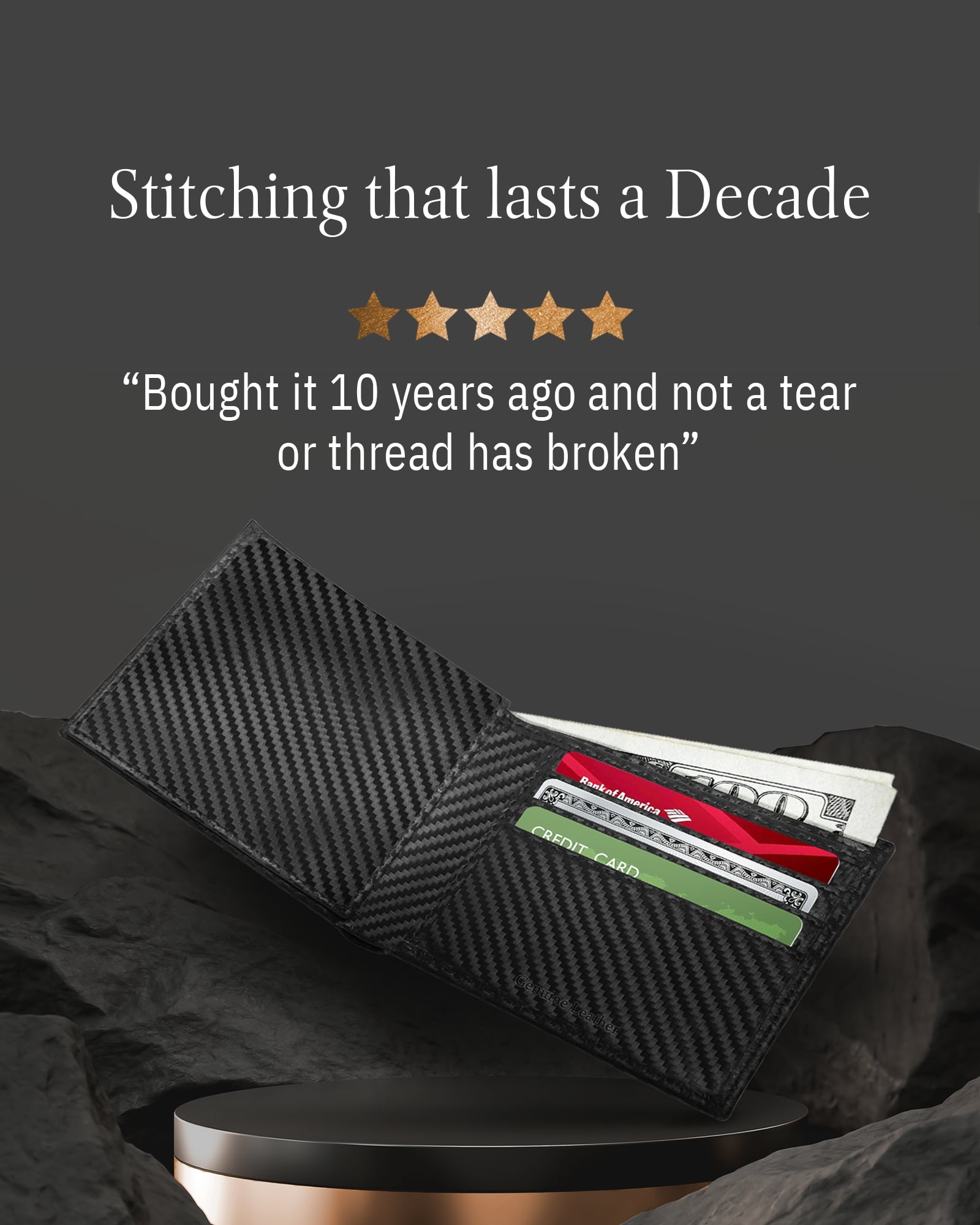 Bifold Wallet With Flip-Up ID Window - P's One-Stop Shop 