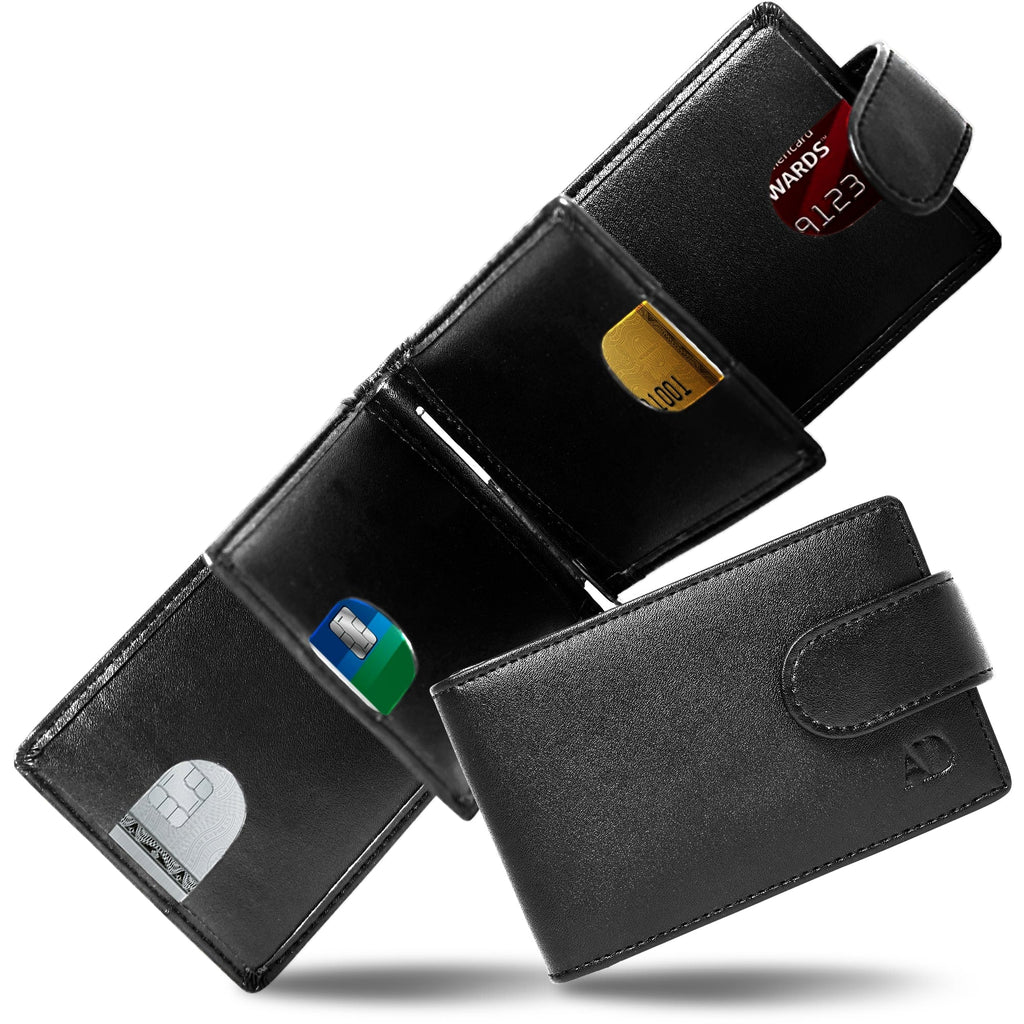 Bifold Wallet With Removable Money Clip Snap Closure - P's One-Stop Shop 