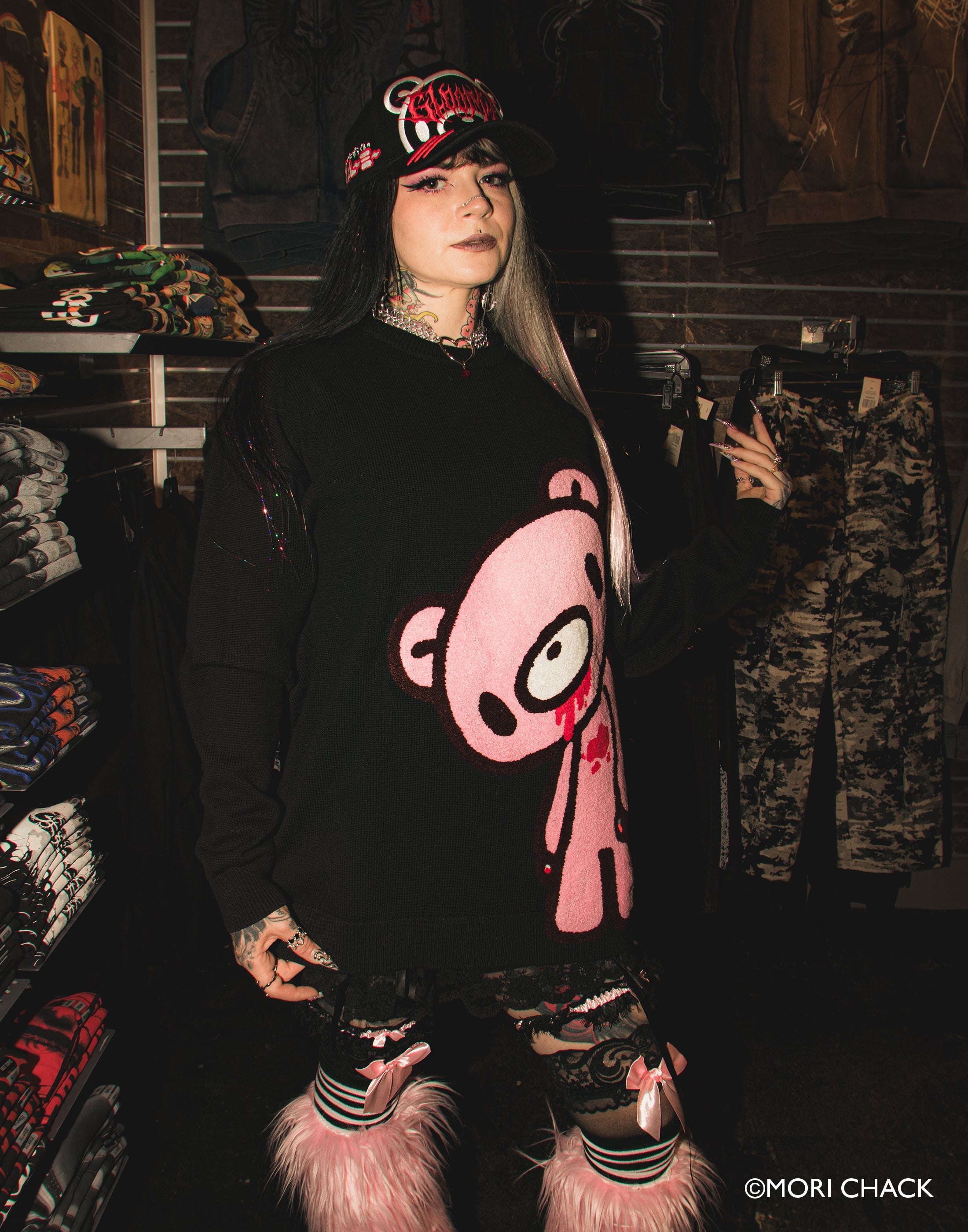 Big Gloomy Knit Sweater - P's One-Stop Shop 