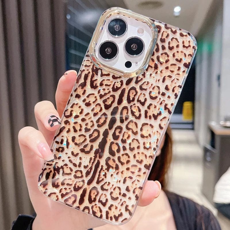 Bling Leopard iPhone Case - P's One-Stop Shop 