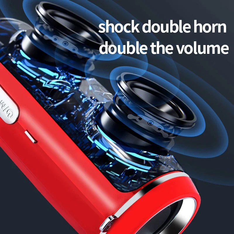 Bluetooth 5.1 Speaker Wireless Waterproof Outdoor Stereo LOUD Bass USB/TF Strap - P's One-Stop Shop 