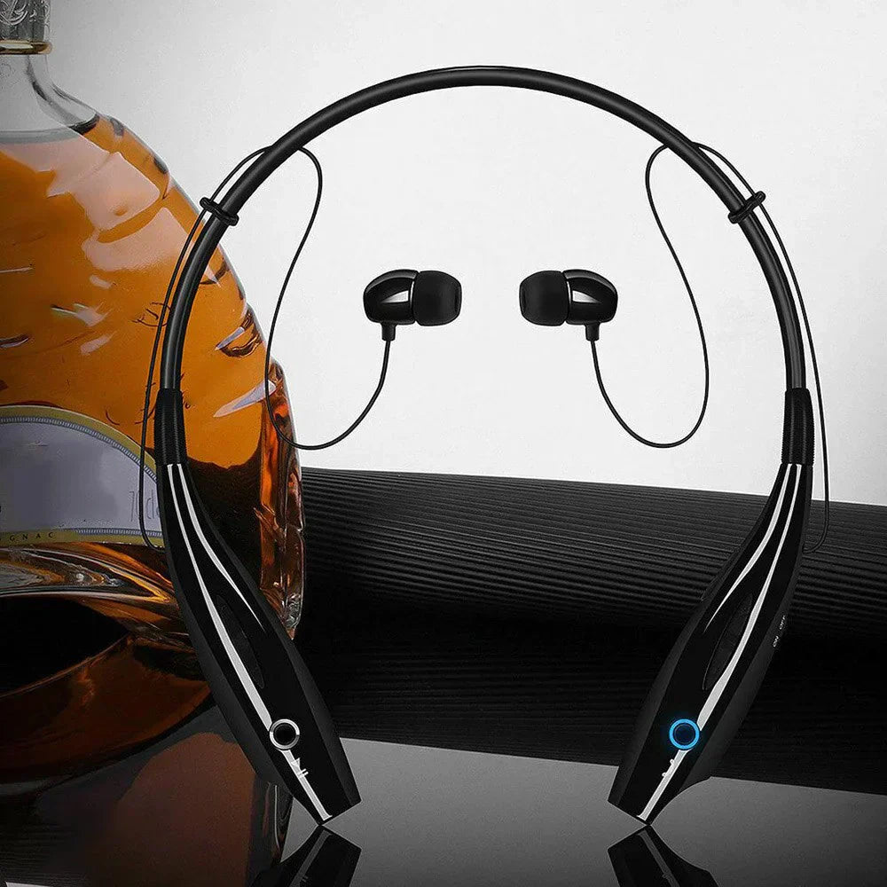 Bluetooth Neckband Wireless Headphones Mic Headset Stereo Earbuds Earphone - P's One-Stop Shop 