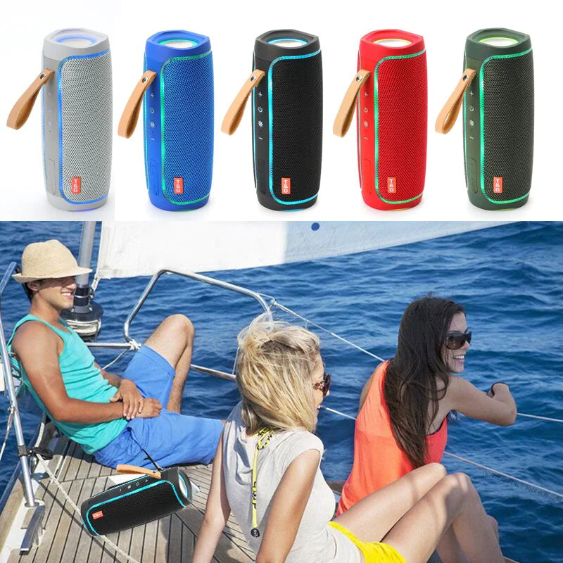 Bluetooth Speaker Wireless Waterproof Outdoor Stereo Bass USB/TF/FM Radio LOUD - P's One-Stop Shop 