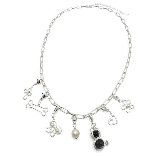 Bone silver charm - P's One-Stop Shop 