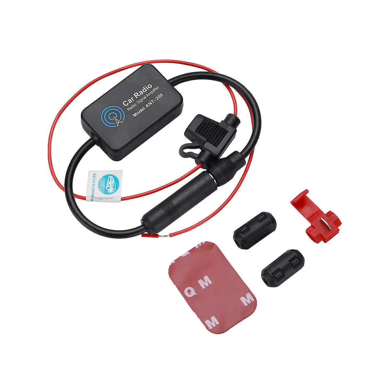 Car Auto Stereo FM & AM Radio Signal Antenna Aerial Signal Amp Amplifier Booster - P's One-Stop Shop 