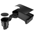 Car Cup Holder Tray-360° Rotating Car Bottle Holder Expander Adapter Multifunctional Water Cup Mount Stand with Detachable Tray - P's One-Stop Shop 