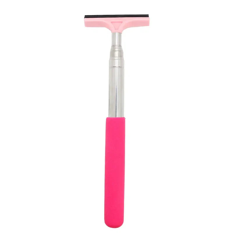 Car Rearview Mirror Wiper Cleaning Tool Auto Glass Mist Cleaner Scraper Car Accessories Handle Telescopic Window Cleaning Brush - P's One-Stop Shop 