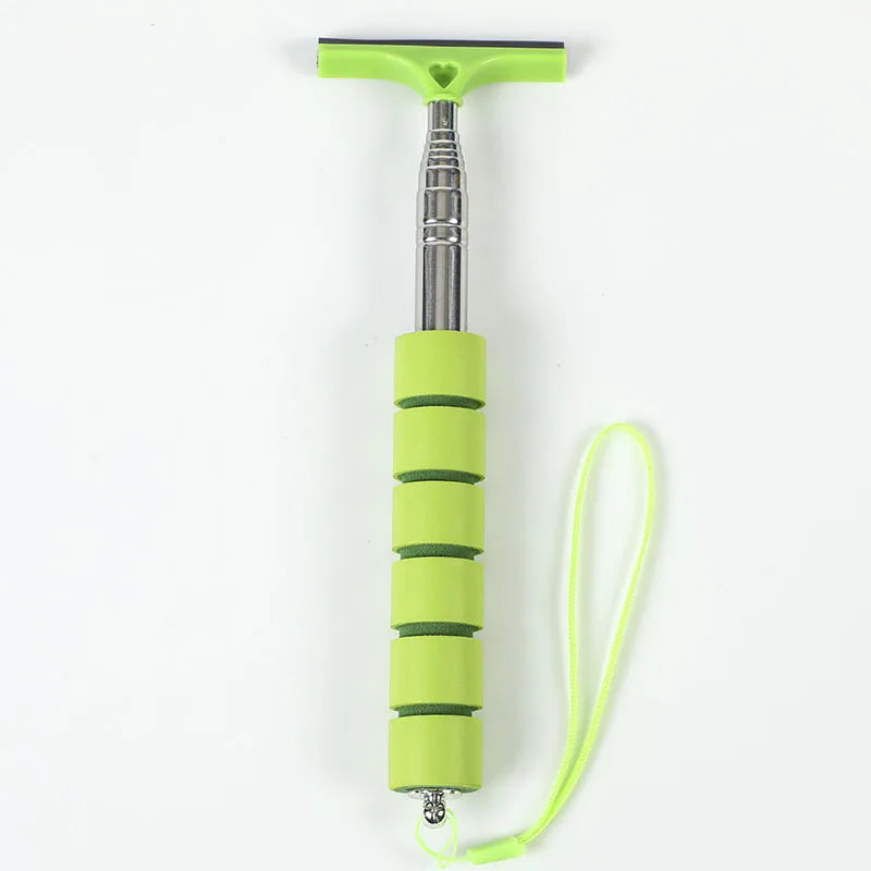Car Rearview Mirror Wiper Cleaning Tool Auto Glass Mist Cleaner Scraper Car Accessories Handle Telescopic Window Cleaning Brush - P's One-Stop Shop 