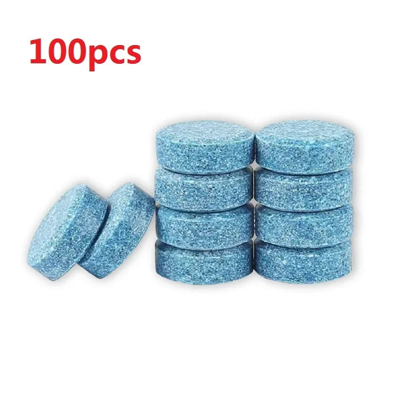 Car Windshield Washer Fluid Concentrated Tablets Solid Effervescent Wiper Tablet for Car Room Kitchen Window Glass Cleaning - P's One-Stop Shop 