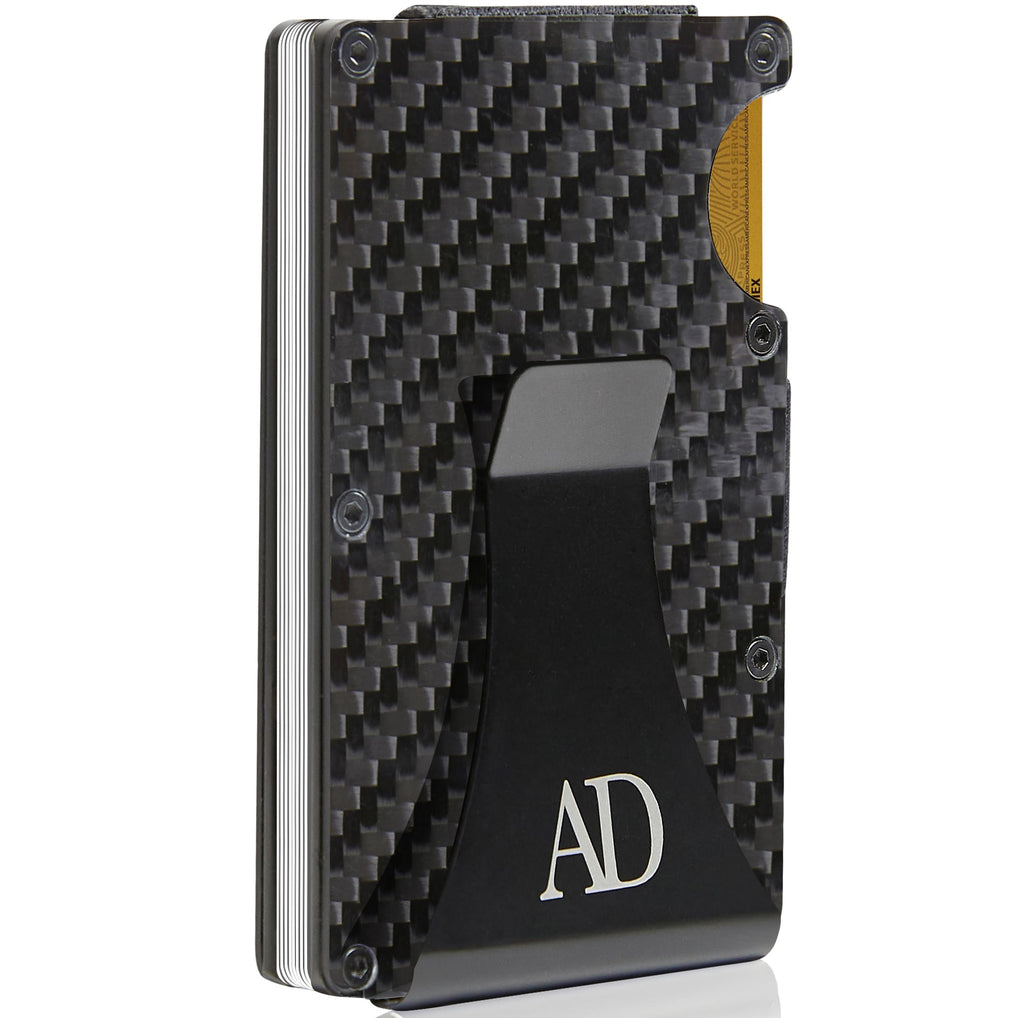 Carbon Fiber Money Clip Card Case - P's One-Stop Shop 