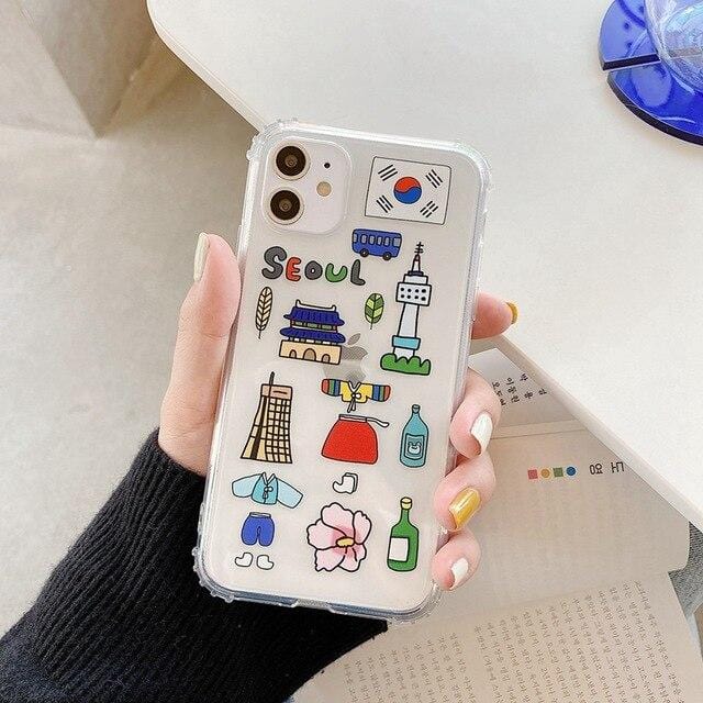 Cartoon City Symbol iPhone Case - P's One-Stop Shop 