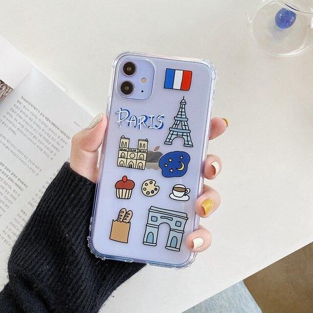 Cartoon City Symbol iPhone Case - P's One-Stop Shop 