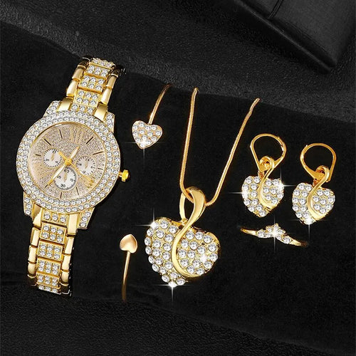 Casual Ladies Watches Jewelry Set - P's One-Stop Shop 