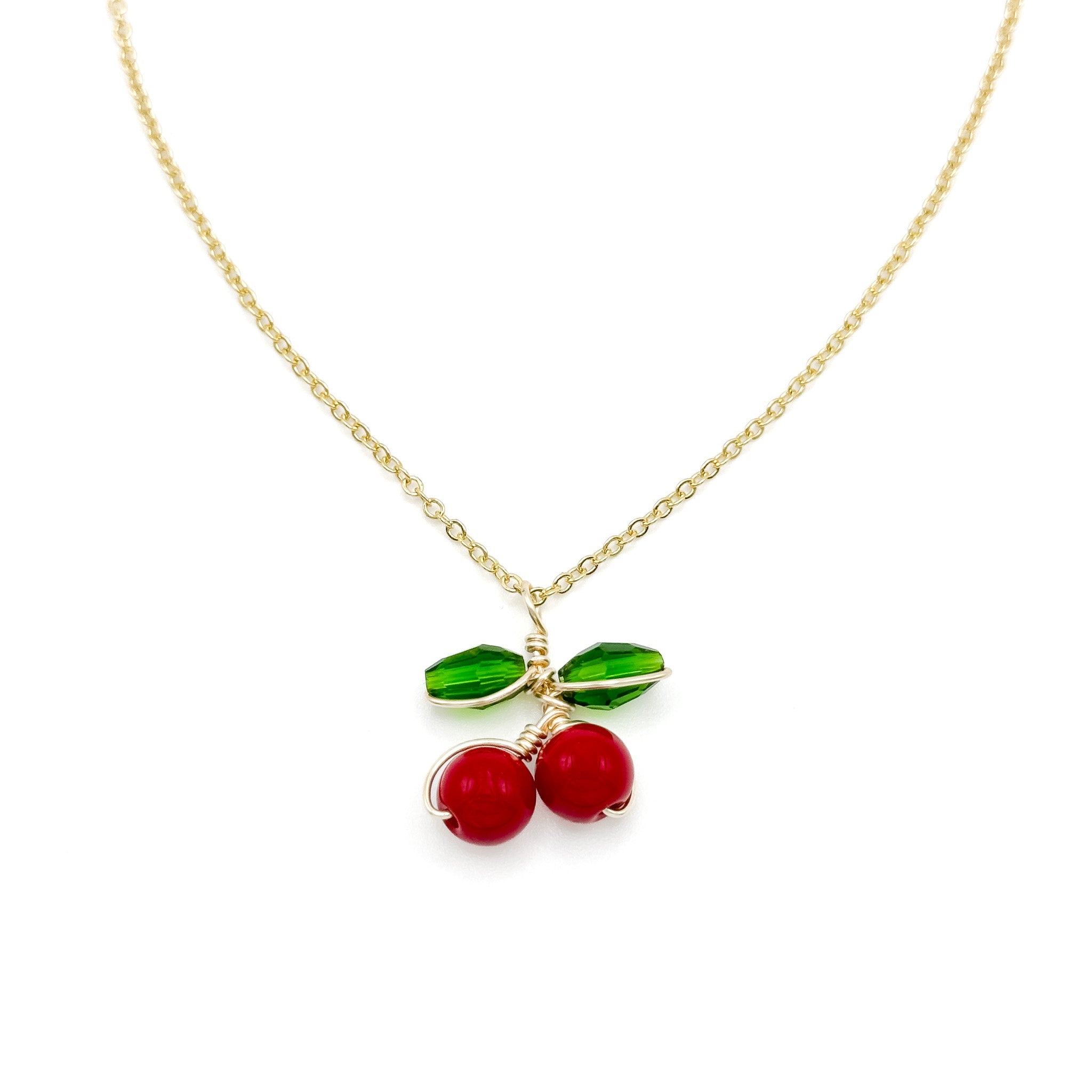Cherries necklace - P's One-Stop Shop 
