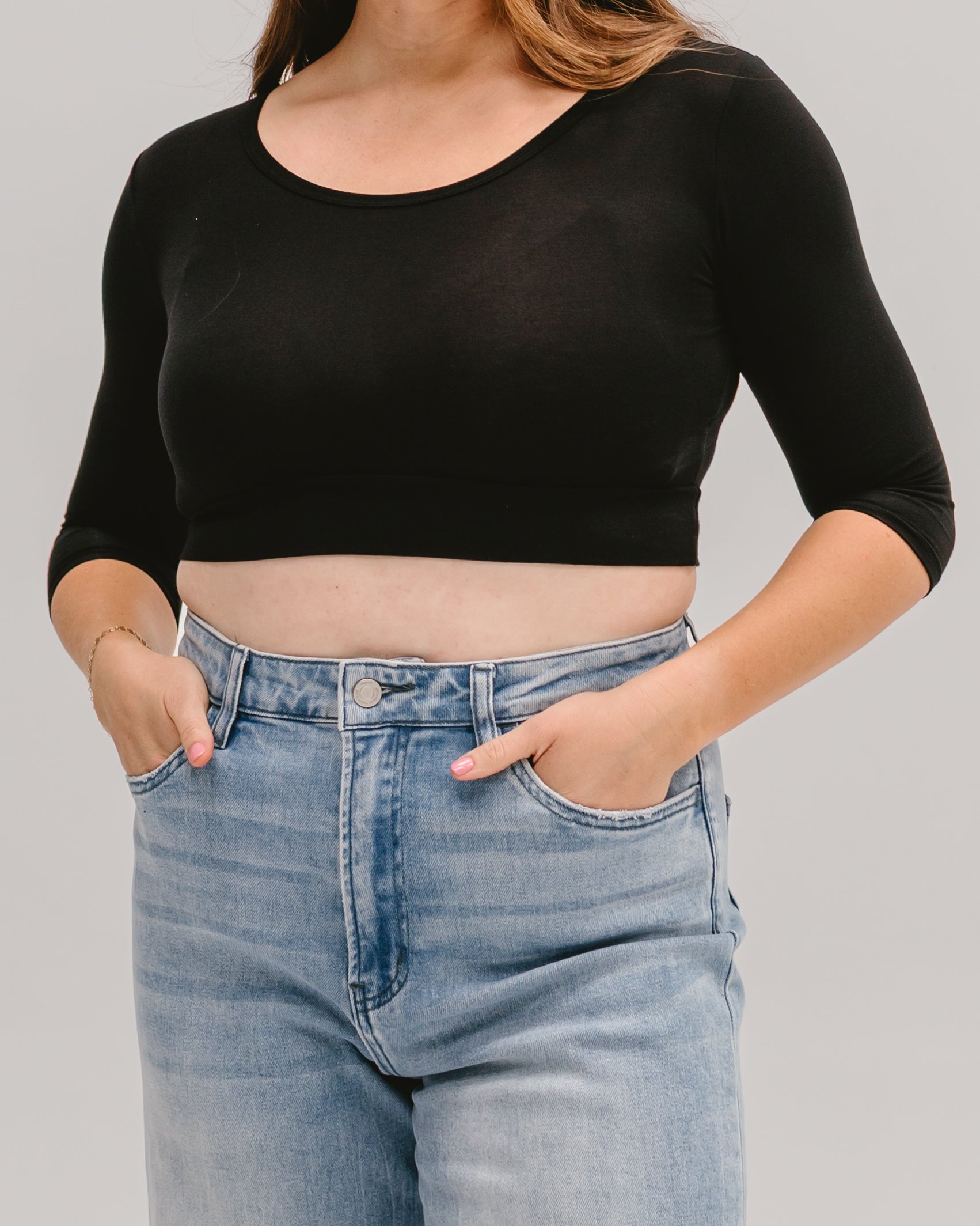 Classic 3/4 Sleeve Halftee - P's One-Stop Shop 