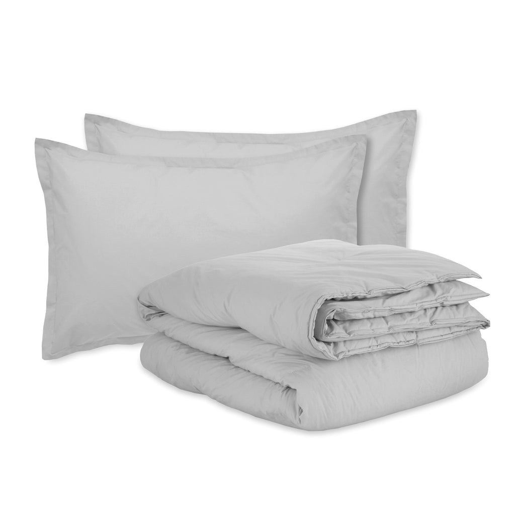 Clean Design Home® Duvet Cover Set, Cotton-Solid Color - P's One-Stop Shop 