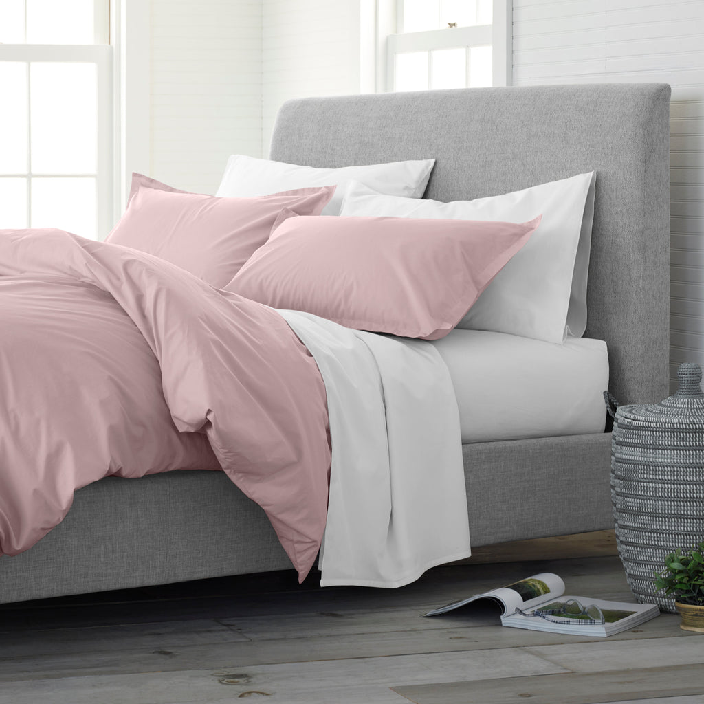 Clean Design Home® Duvet Cover Set, Cotton-Solid Color - P's One-Stop Shop 