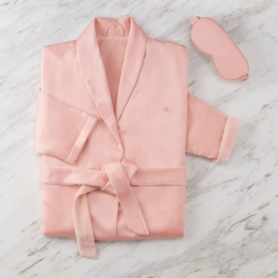 Clean Design Home® Satin Robe with Eyemask Gift Set - P's One-Stop Shop 