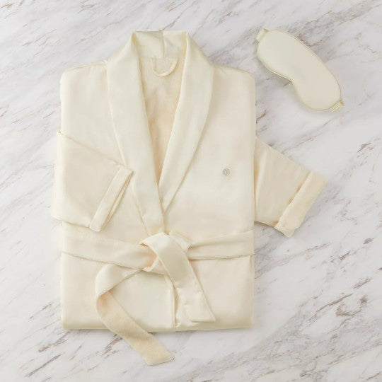 Clean Design Home® Satin Robe with Eyemask Gift Set - P's One-Stop Shop 