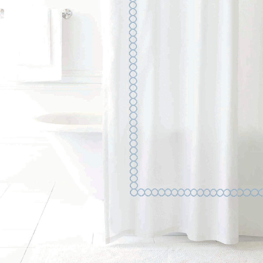 Clean Design Home® Savoy  Cotton Shower Curtain - P's One-Stop Shop 