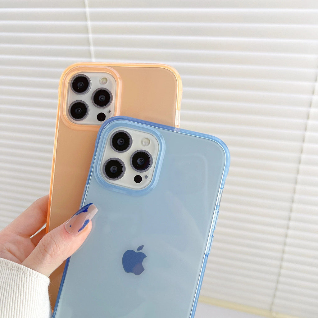 Clear Candy Color iPhone Case - P's One-Stop Shop 