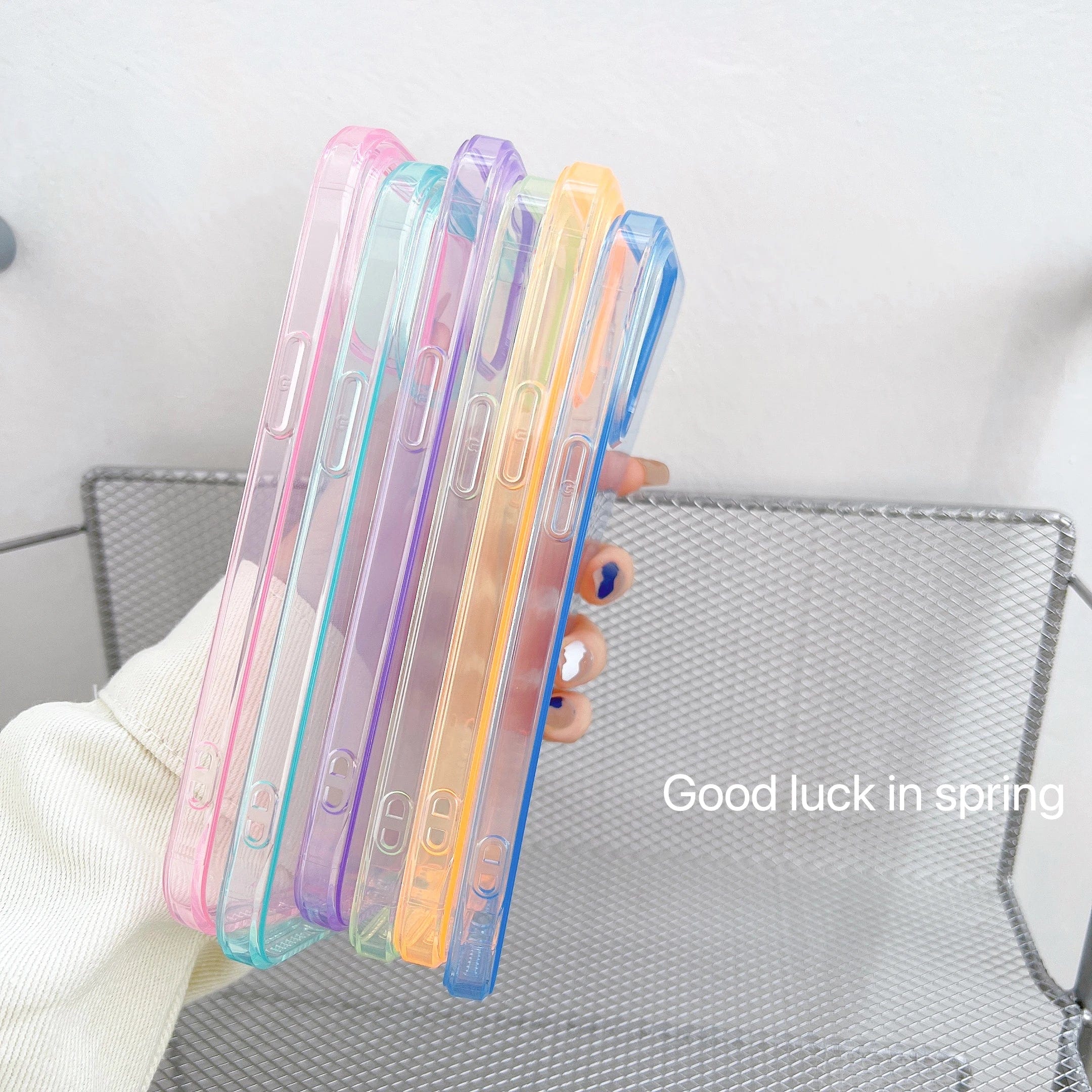 Clear Candy Color iPhone Case - P's One-Stop Shop 