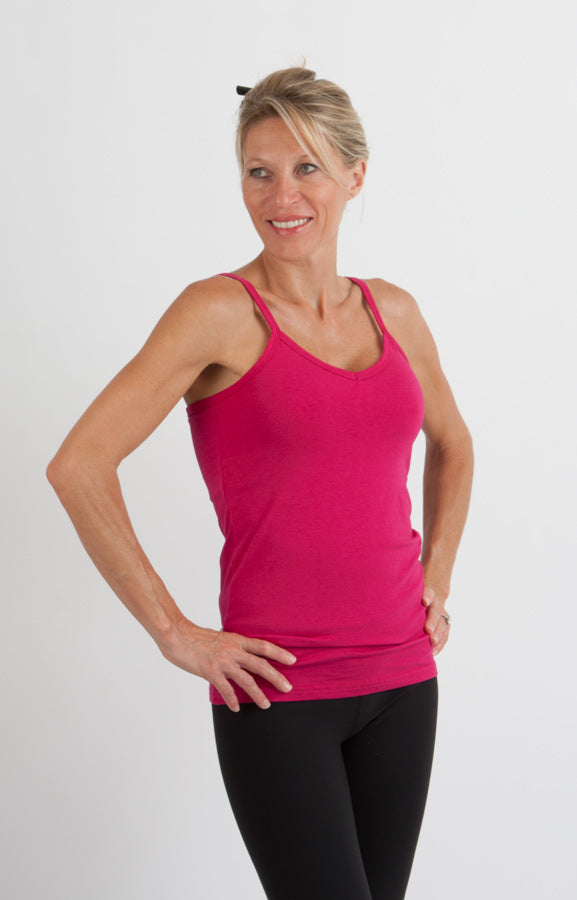 Clearance Women's Bamboo/Cotton Camisole with Shelf Bra - P's One-Stop Shop 