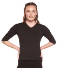 Clearance Women's Bamboo Viscose/Cotton V-Necks 3/4 Sleeve T-Shirt - P's One-Stop Shop 